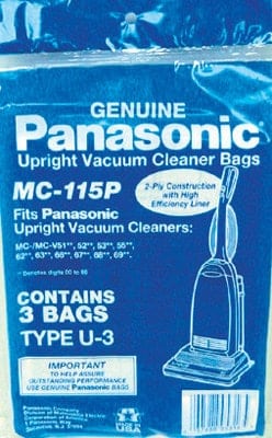 Panasonic "U3" MicroBAGS-3pkg