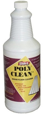 Stain-X Poly Floor CLEANER-32oz (Polyurethane Coated Wood Floor Cleaner)