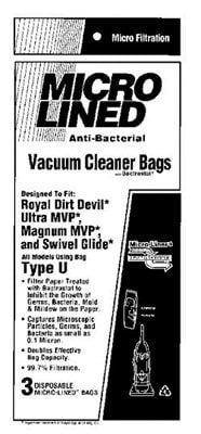 ECT Royal Dirt Devil "U" Micro Bags-3pkg