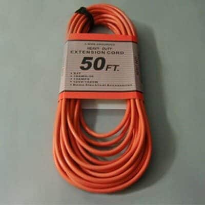 50' 16/3 Extension CORD - Orange