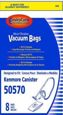 Kenmore "50570" Micro Bags-8pk by ECT