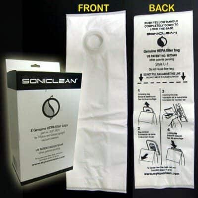 Soniclean Upright HEPA BAGS-8pkg