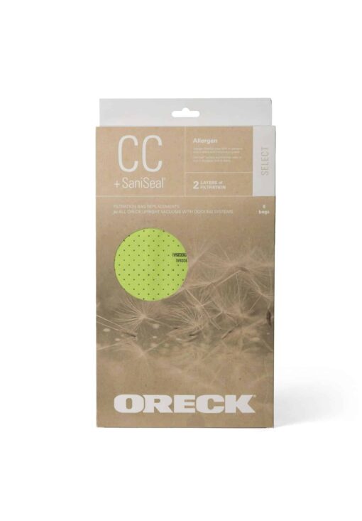 Oreck "CC" Upright AK Green BAGS - 6pk