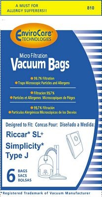 Riccar Supralite Vacuum Bags